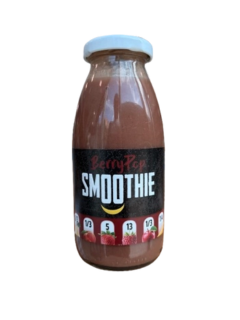smoothie berrypop - rdeci 250 ml
