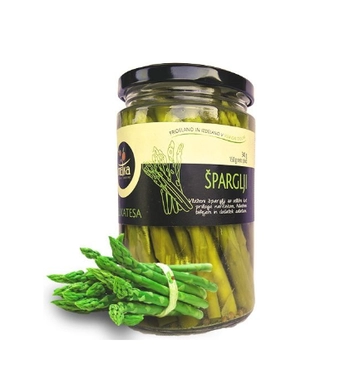 Vloženi šparglji, 340 g, Domače dobrote Metka