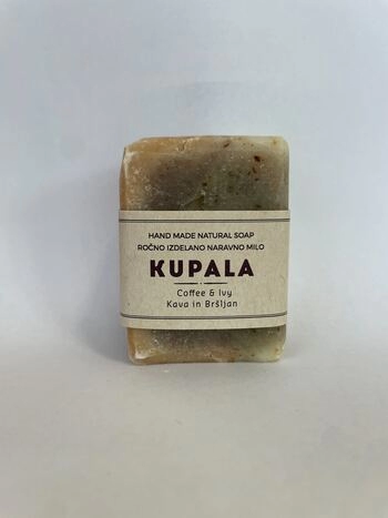 Naravno milo Kava in Bršljan, Kupala, 100 g