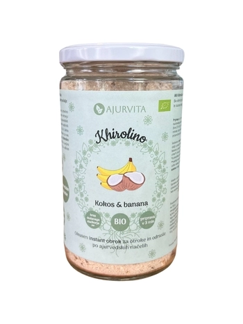 Eko Khirolino Kokos in banana, Ajurvita, 330 g