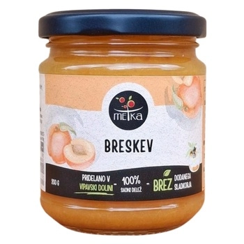 Breskova marmelada brez dodanega sladkorja Domače dobrote Metka, 200 g