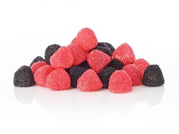 Eko žele bonboni maline in robide, Perger, 100 g