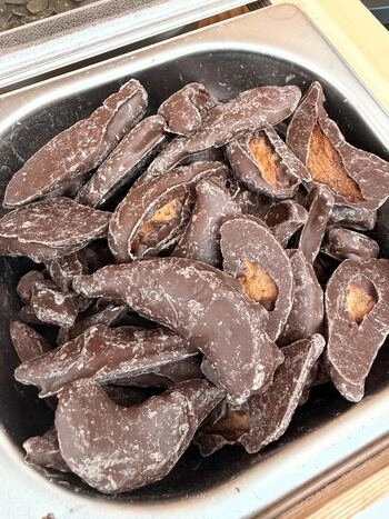 Suhe hruške v čokoladi, 100 g