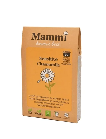 listici za pranje perila eco - sensitive chamomile 50 kos