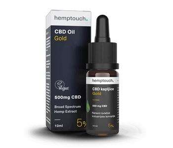 Gold CBD kapljice 5 % (500 mg CBD)