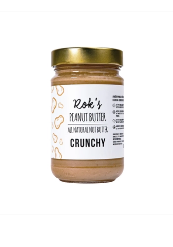 Arašidovo maslo Rok's - Crunchy, 300 g