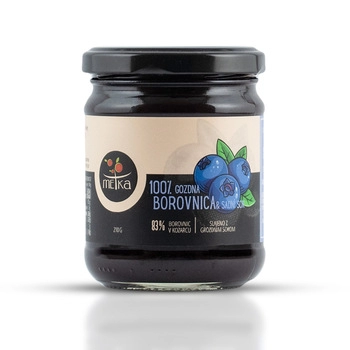 Borovničeva marmelada brez dodanega sladkorja, Domače dobrote Metka, 210 g